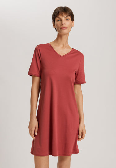 Cleo S/Slv Nightdress 90cm | Marsala 79535-2400